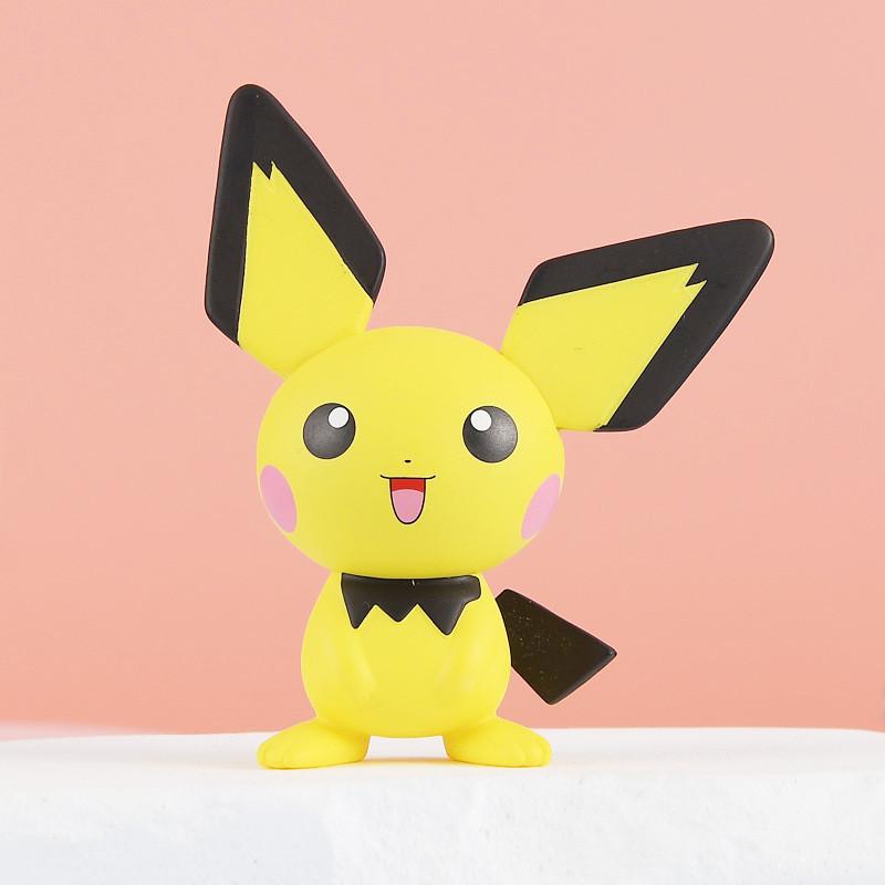 Pichu Pikachu Raichu Mimikyu Togedemaru Toy Model Child Gift Christmas