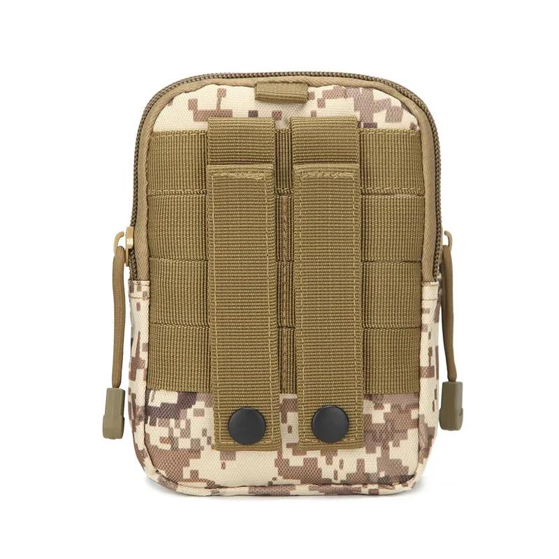 Outdoor Tactical Molle Pouch Belt Men Waist Pack Bag Small Pocket Waist Pack Running Pouch Travel Camping Bags Soft Back