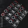 Simple Personality 26 Letters Versatile Keychain European and American New English Creative Luggage Keyring