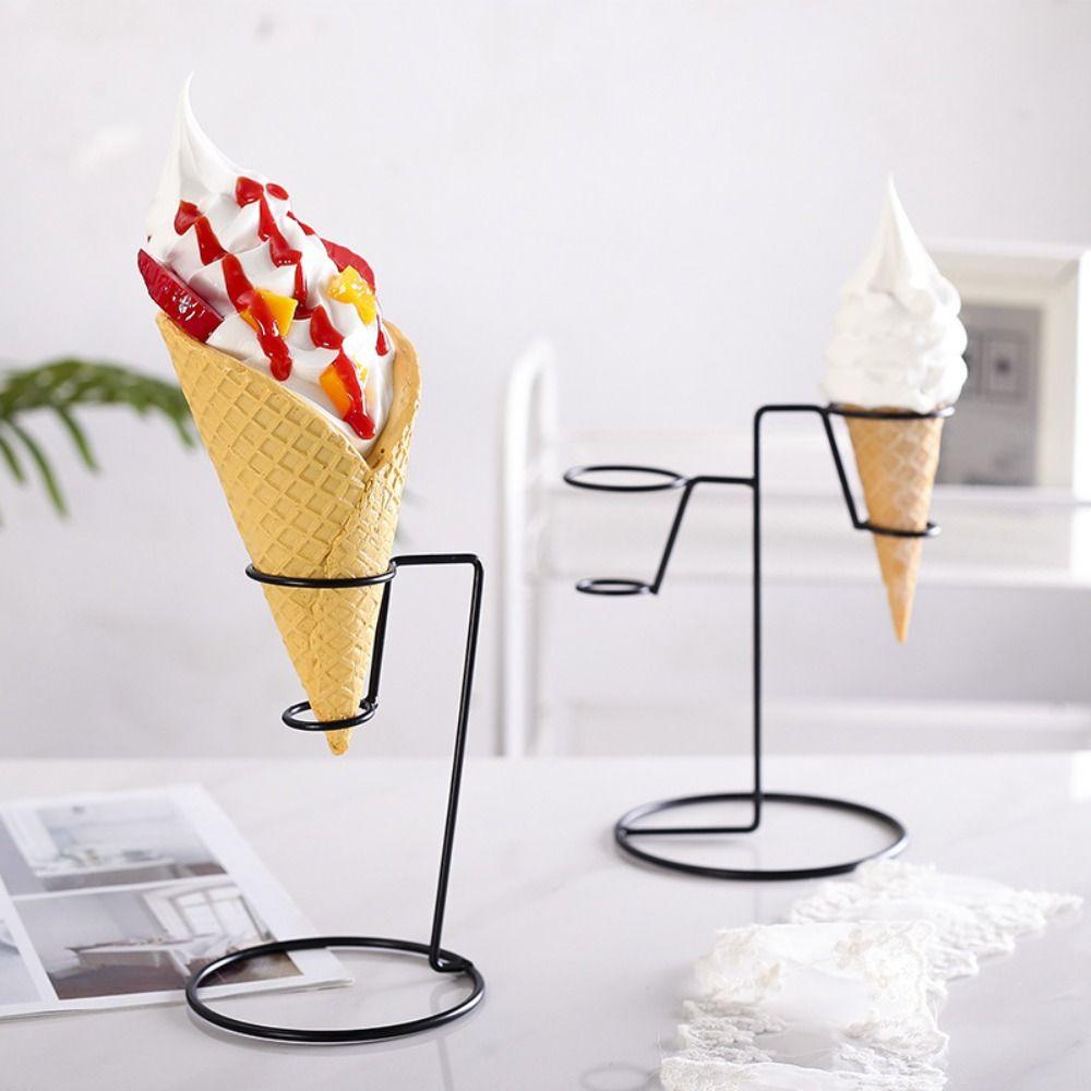 For Wedding Party With Base Restaurant Display Rack Ice Cream Holder Kitchen Tool Cone Holder