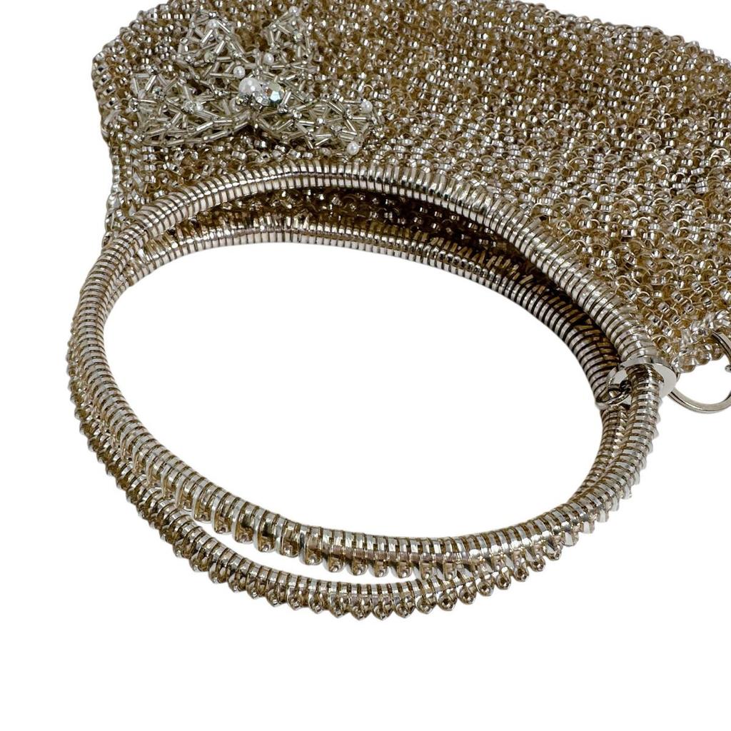 Anteprima Party Mini Bag Handbag Wire Beige Women Used