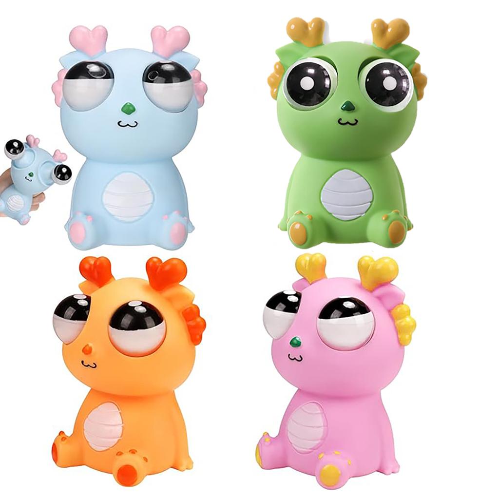 Creative Eye Blowing Dragon Pinch Music Toy Stress Relieving Toy Funny Release Stress Relieving Tool