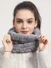 Faux Fur Plush Infinity Scarf Solid Color Soft Neck Gaiter Cute Plain Coldproof Neck Warmer Ski Mask For Women Daily Uses Winter Outdoor