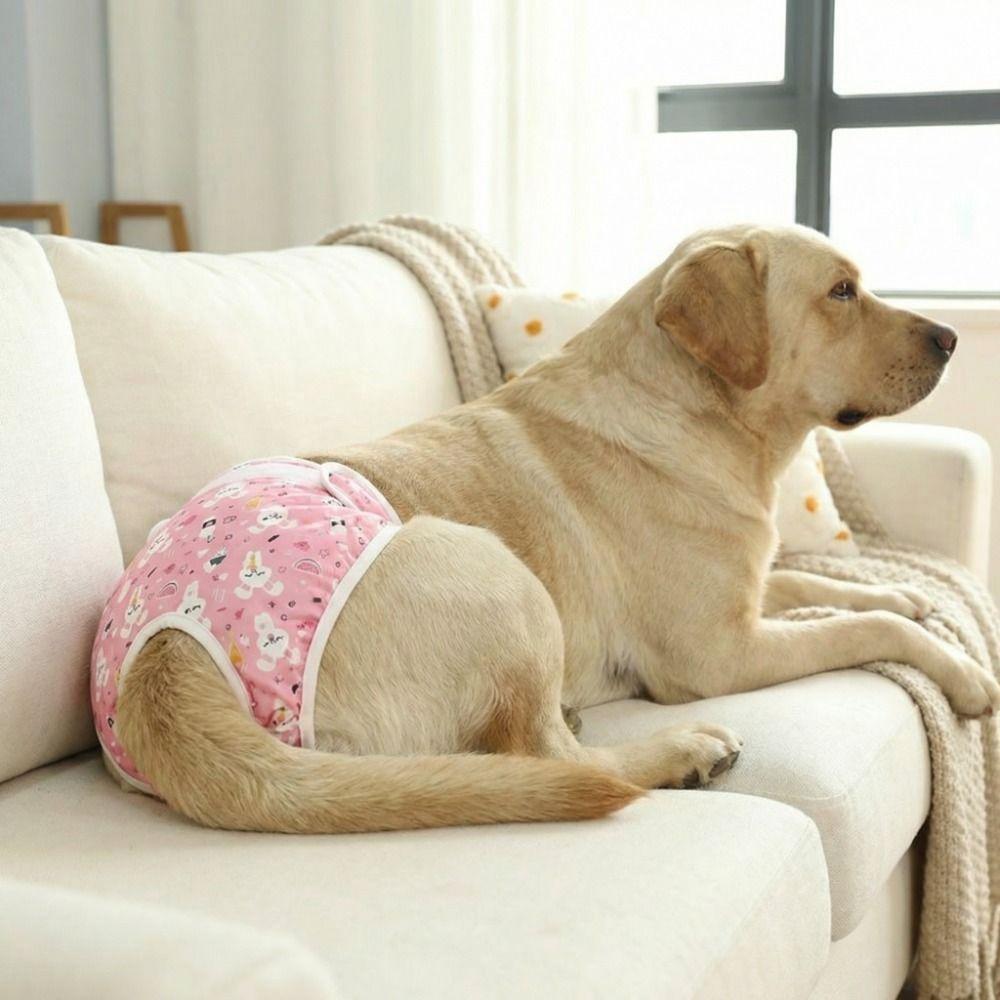 Leak-Proof Dog Physiological Pants Elastic Waist Dog Sanitary Panties Pet Incontinence