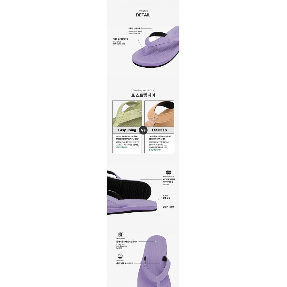 Indosol Essential Flip Flop   Lila Dimma