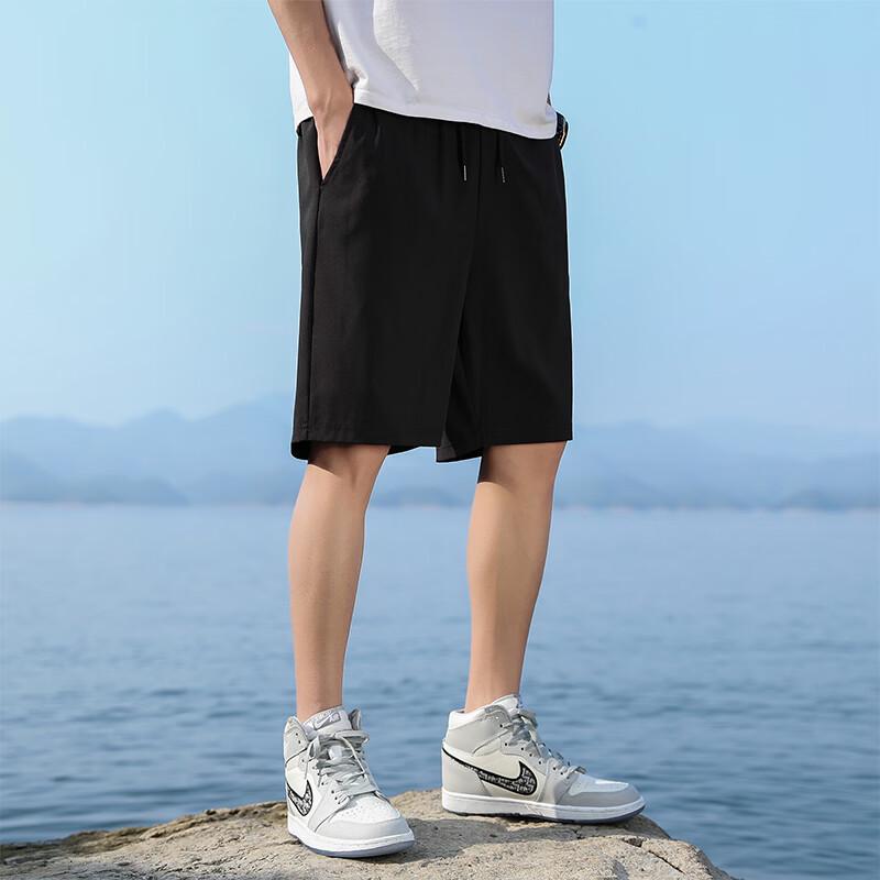 VUUG Men's Summer Quick-Dry Ice Silk Sport Shorts