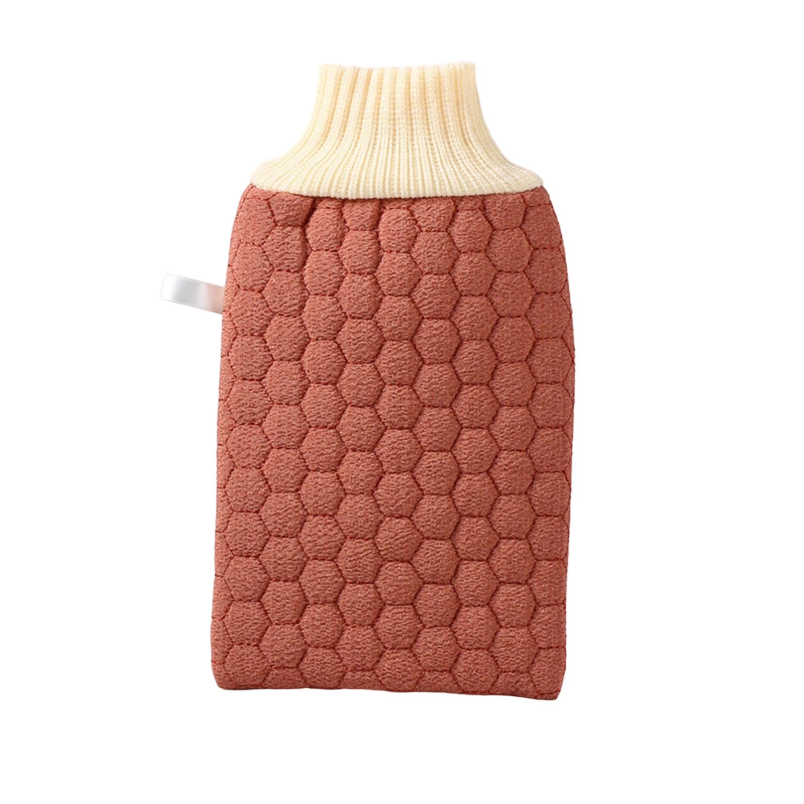 

Bath Gloves Double-sided Bath Gloves Bath Ball Bathroom Cleaning Bath Towel One Size красный