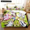 3D Print Anime Angel Beats Bedding Set Duvet Cover Bed Set Quilt Cover Pillowcase Comforter king Queen Size Boys Adult Bedding