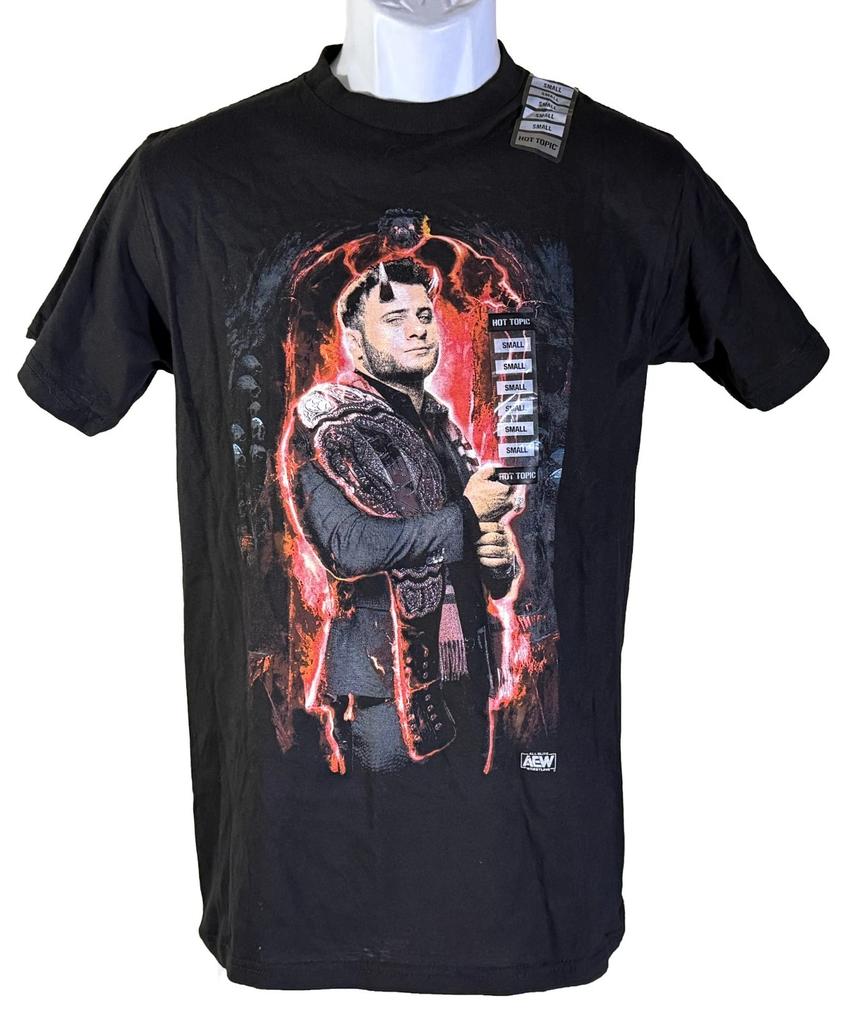 All Elite Wrestling MJF Prophecy 100% Cotton T-shirt Mens Tees Top Small NWT
