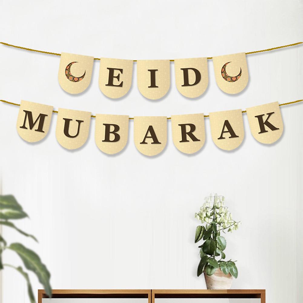 Banners Hanging Pendant for Ramadan EID Mubarak Decoration