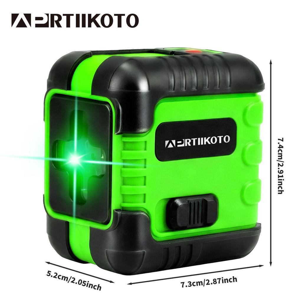 High-Precision 2-Line Laser Level: Portable, Automatic, Strong Light Outdoor Instrument