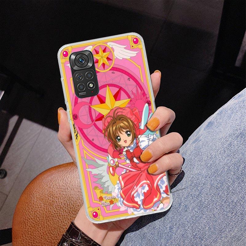 CardCaptor Sakura Anime Phone Case For Xiaomi Redmi Note 15 14 13 12S 12 11 Pro Plus 14S 11S 11E 10 10S 11T 5G Personalized Cove
