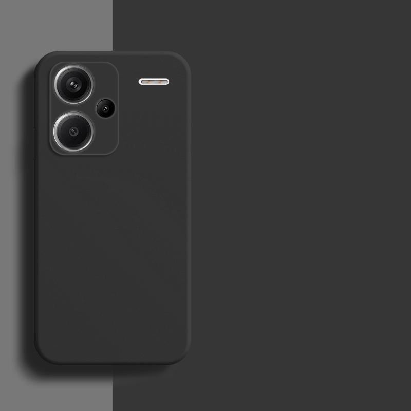 

For Xiaomi Redmi Note 13 Pro Plus Case Redmi Note 13 Pro Plus Cover Soft Liquid Silicone Protective Phone Cases Redmi Note 13 For Redmi Note 13 4G чорний