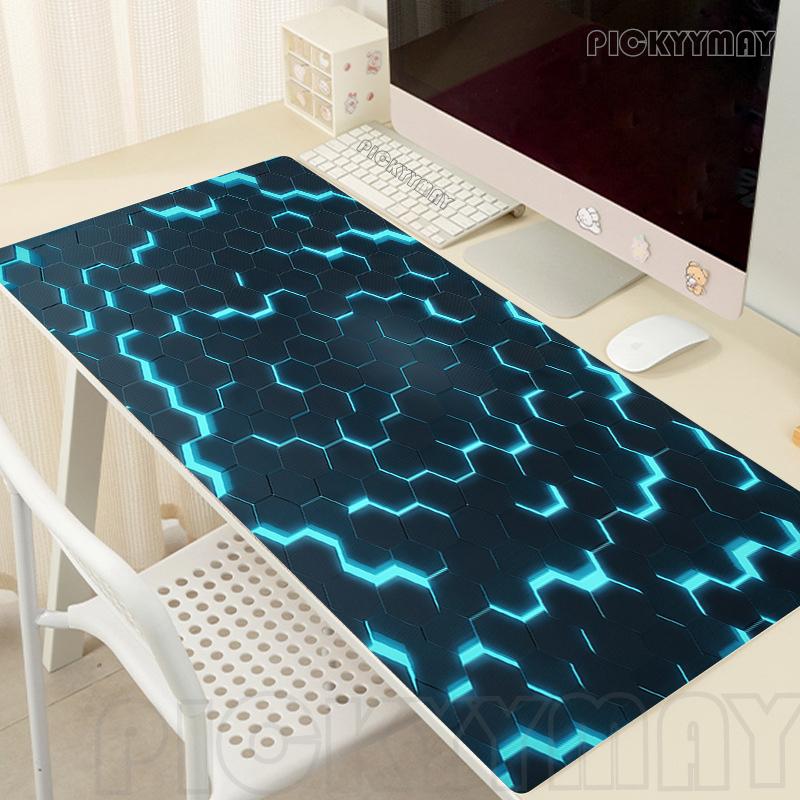 Hexagon Mouse Pads Gaming Mousepad Gamer Mouse Mat Keyboard Mats Desk Pad Geometric Mousepads XXL xcm For Computer