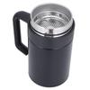 Edelstahl-Vakuumbecher mit Henkel Filter Isolierte Kaffeetasse für Zuhause Büro Geschäft