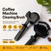 1Pcs Coffee Machine Cleaning Brush Long Handle Nylon Bristles 51Mm/58Mm Espresso Machine Cleaner For Coffee Shop
