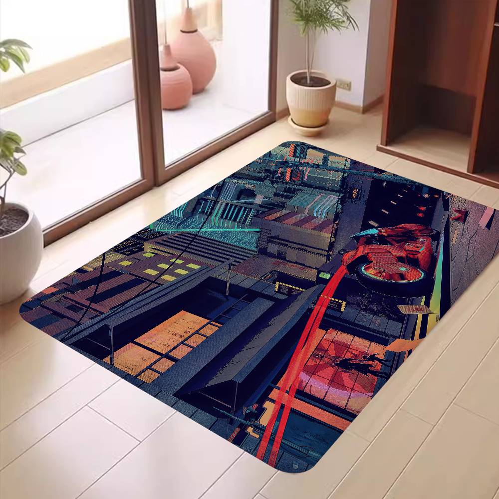 Japanese Manga A-AKIRA Door Mat Washable Non-Slip Living Room Sofa Chairs Area Mat Kitchen Bedside Area Rugs