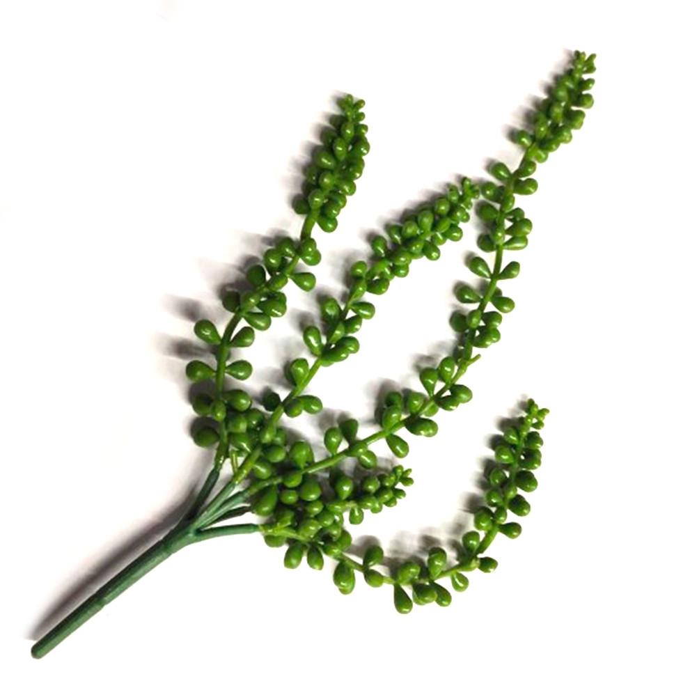 Planta Suculenta Artificial Colgante Realista de Mimbre Sintético para Decoración del Hogar