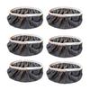 4/6Pcs Microfiber Flat Mop Replacement Cloth Cover Wet Dry Cleaning Washable Mop Covers for Swiffer Sweeping Mop