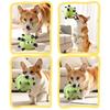 Bite-Resistant Plush Soccer Interactive Dog Toy Ball Washable Built-in Bell Outdoor Training Dog Chew Toy Brinquedos Para Cães