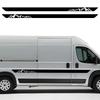 Bergsmönstrade Sidostripes för Fiat Ducato L3 L4 (2006-På) Husbil Husbil Skåpbil Dekaler Dekor Tillbehör