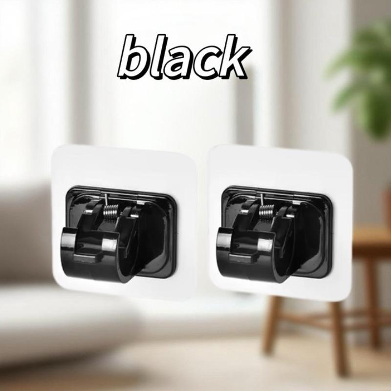 Adjustable Curtain Rod Brackets Self Adhesive Curtain Rod Holder Hooks Nail Free Adjustable Curtain Rod Hooks Hangers