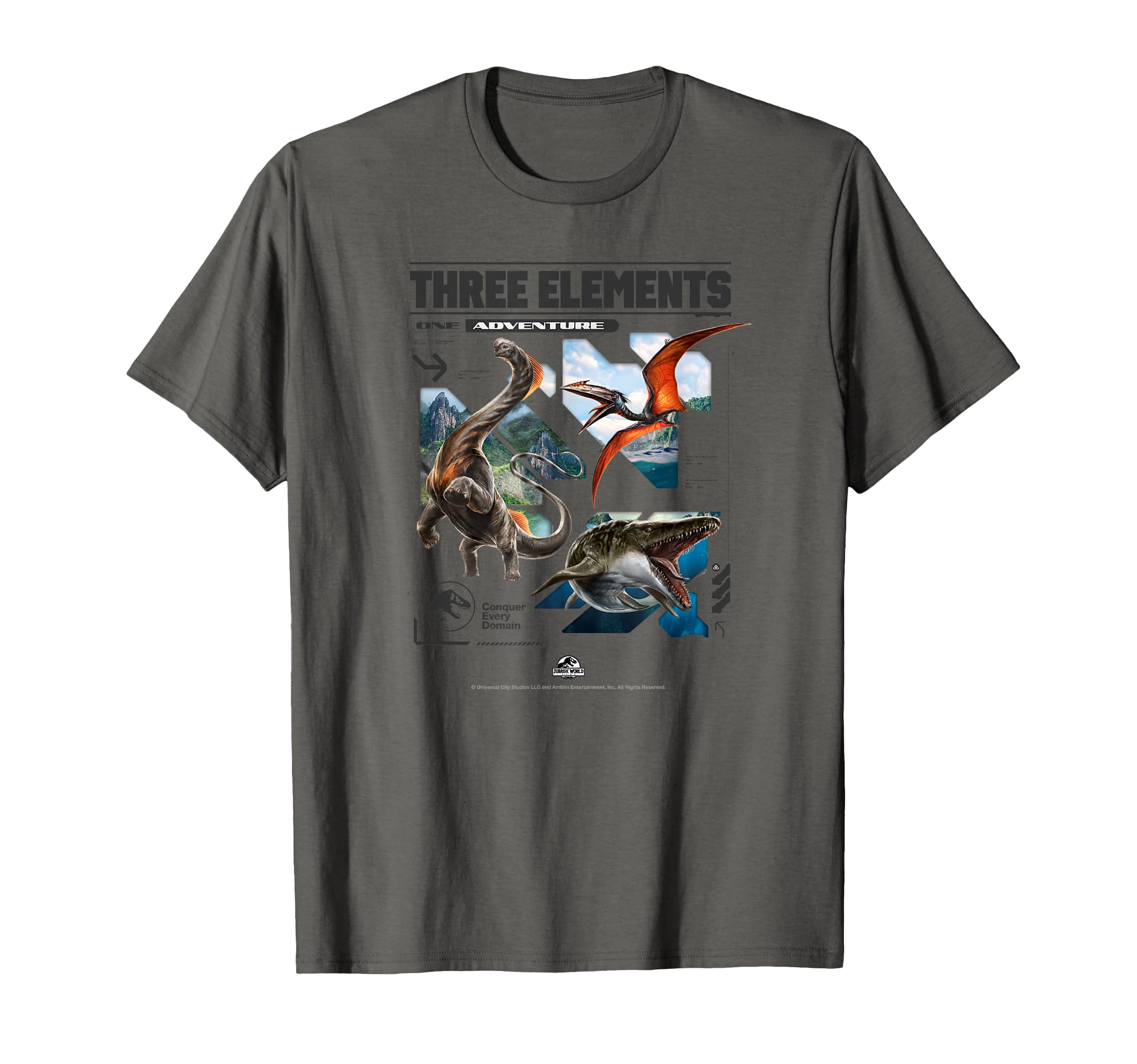 

Jurassic World Rebirth THREE ELEMENTS T-shirt