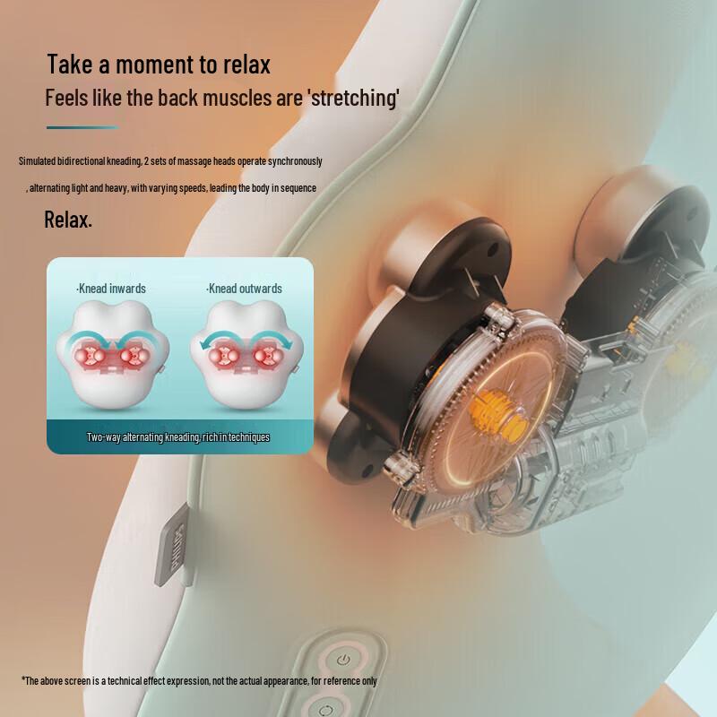 Philips Cat Paw Shoulder & Neck Massage Pillow CN Plug (adapter Included)