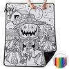 Einzigartige Geburtstagsgeschenke für sie Halloween DIY Maldecke mit 24 Stiften, Gestalte deine eigene Decke, Dekorative Wohnzimmerdecke, Geist Kürbis
