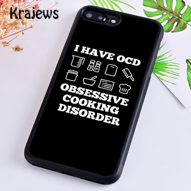 Krajews Cooking Is My Therapy Phone Case Cover For iPhone 17 Air 16 15 14 plus 11 12 13 pro max coque Shell Fundas