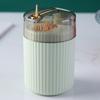 New In Automatic Toothpick Dispenser Portable Plastic Toothpick Holder Container Creative Press Toothpick Storage Box Organizer