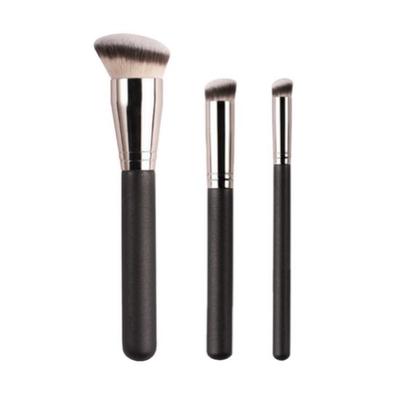 LaMedi Angled Foundation & Concealer Brush 3-Piece Set