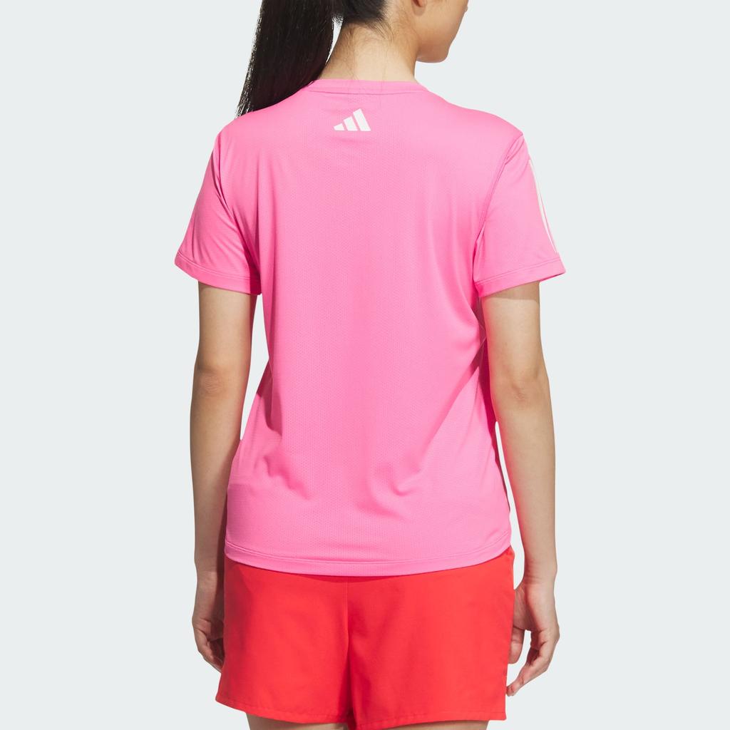 adidas Climacool Skin-Friendly Comfortable Versatile Simple Short Sleeve Regular T-Shirt Women Tops Bright-Pink KB9102