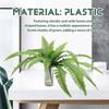 A84X-4X UV Resistant Lifelike Artificial Boston Fern, Artificial Ferns For Outdoors, Faux Ferns Fake Ferns Artificial Plants