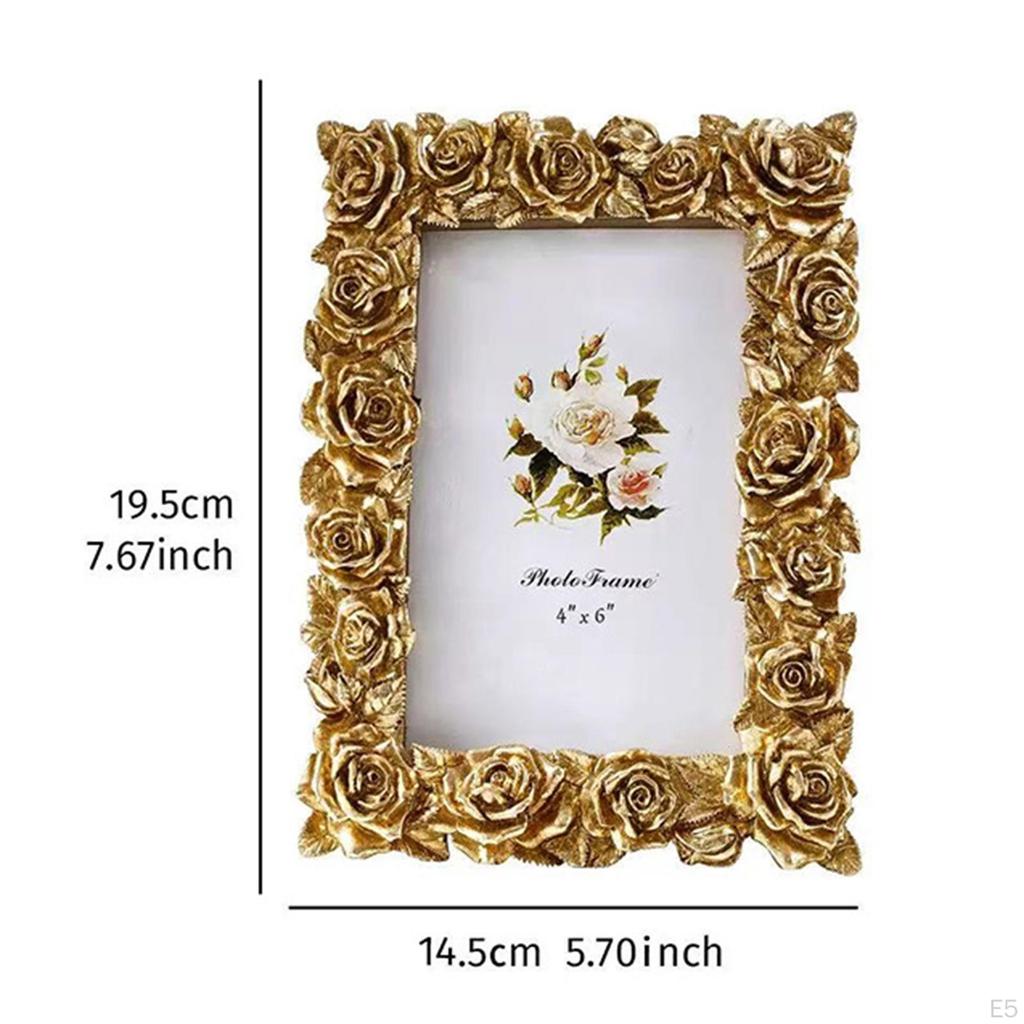 Wedding Photo Frame Rectangular Design for Thanksgiving Table Accessory