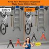 Jack Stand Wall Mount Organizer, Car Jack Stands Wall Hooks For Hanging, Universal Upgrade Designed Garage Hook, Heavy Duty Hooks Fits 2 & 3 & 4 & 5