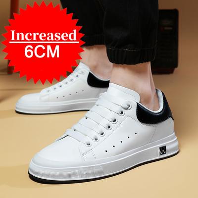 Fashion Man Elevator Shoes Height Increasing Sneakers for Men 6CM Hidden Heels Sports Inner Heightening Shoe Casual Height Shoes