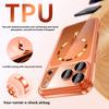 New Plating Clear Lens Protector Magsafe Phone Case For iPhone 17 Pro Max 16 15 14 13 12 Pro Max 17Pro 17Air Magnetic Soft Cover