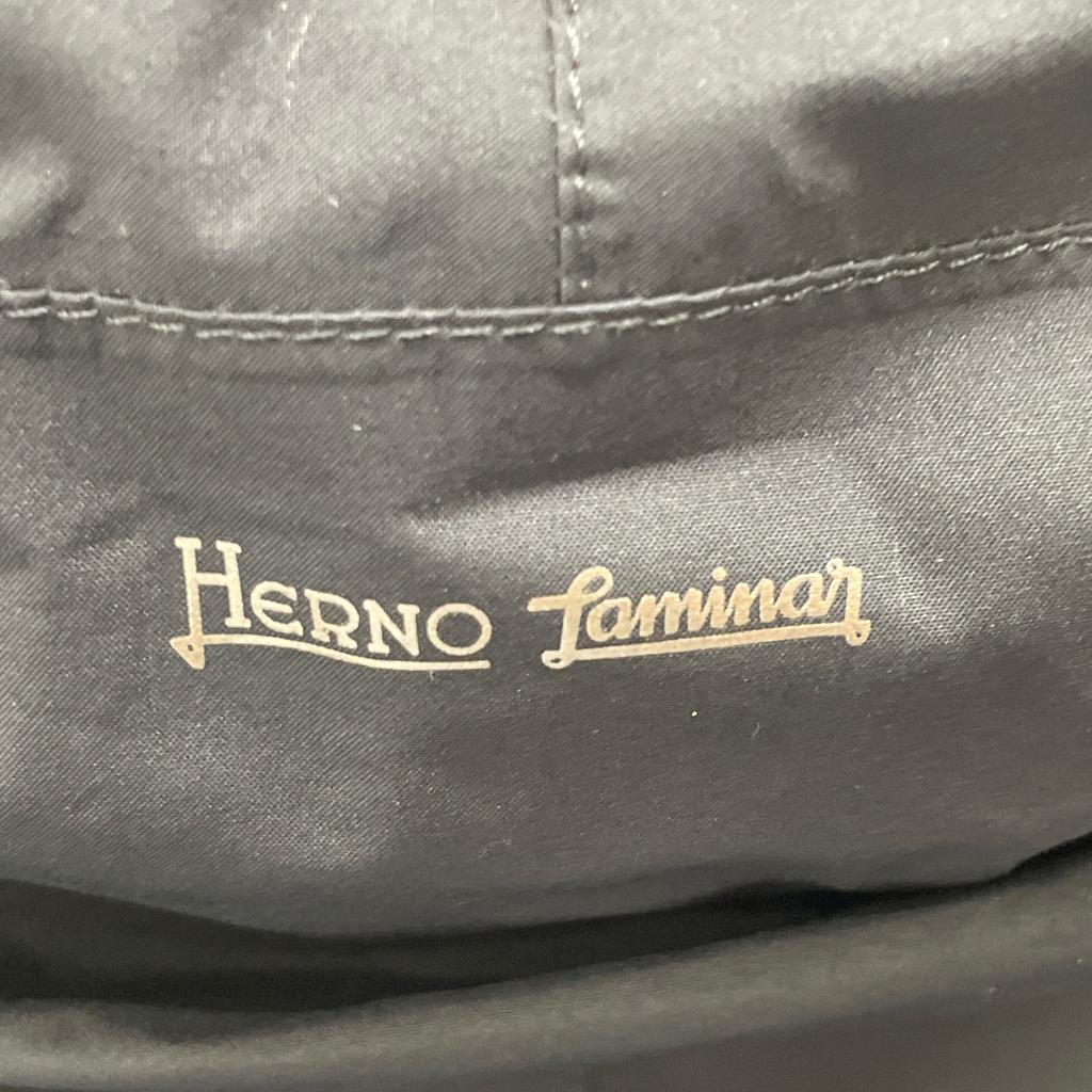 Herno PI047DL Black Gore-Tex Poncho Cape Jacket 38 blackUsed