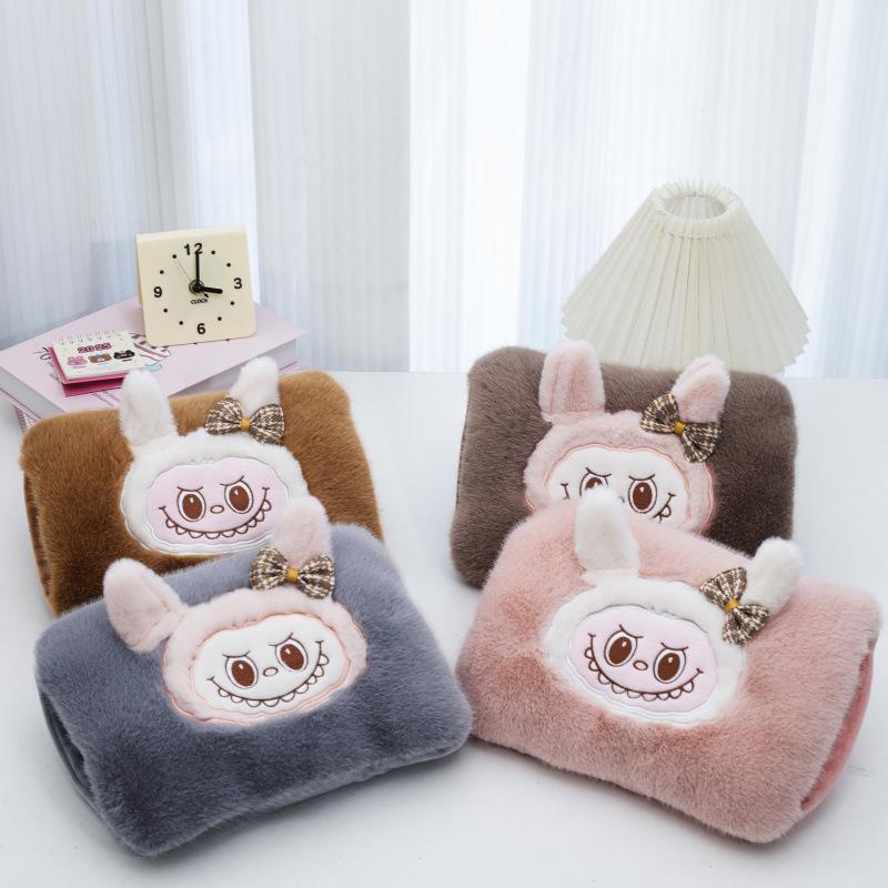 Electric Hot Water Bottle: Safe, Explosion-Proof, Auto Power-Off, Double Hand Inserts, Washable, Baby-Friendly