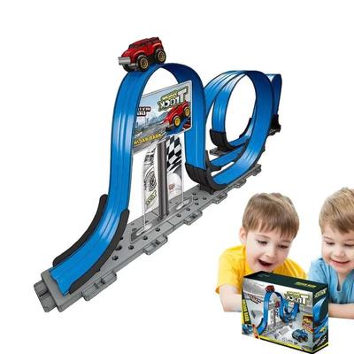 Anti Gravity Car Track Set, Changeable Track Race Car Ultra-Flexible Machine Track, Children's Educational Puzzle Track Car Play Set Toys for Kids
