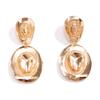 Personality Exaggerated Metal Hat Pendant Earrings Women'S High-End Sense Retro Texture Earrings Earrings