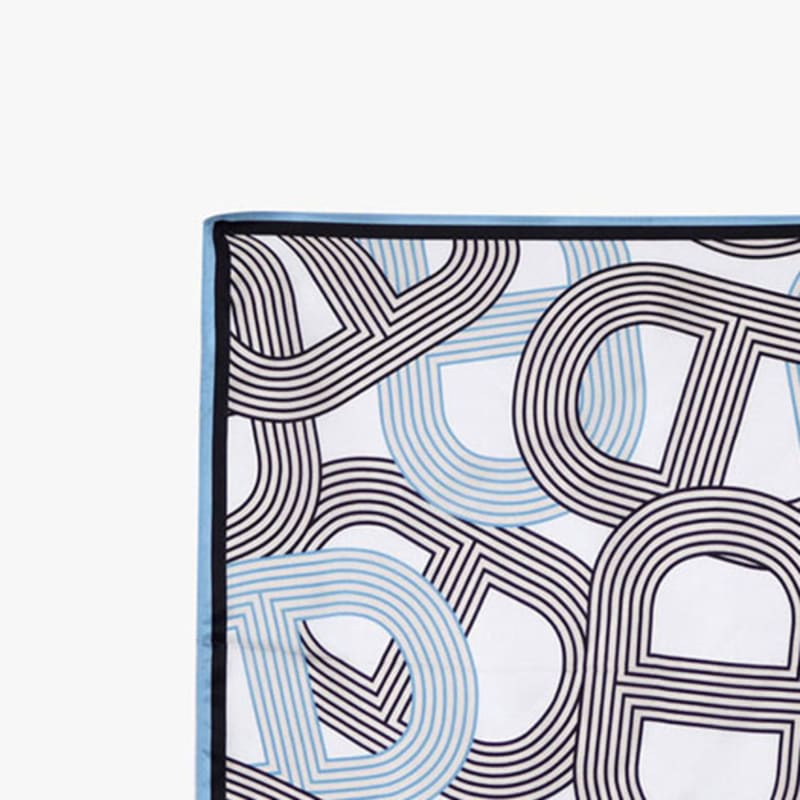 Healiote HEAL LINK SILK SCARF_BLUE