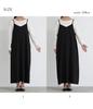 Oshare Walker Camisole Dress Cami Cami Solid Loose Long Plus 11dn04v n'OrLABEL [Cut Dress] Women's Dress, Color, Spring/Summer, Fall/Winter, Layering,