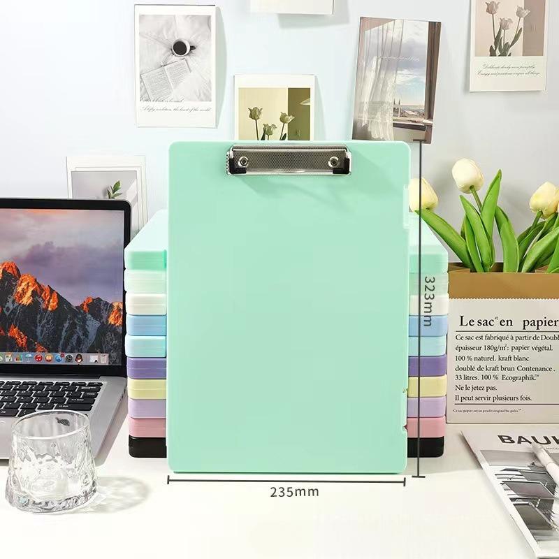 A4 File Folder Storage Box Plate Clip Student Special Test Paper Storage And Finishing Artifact Large Capacity Information Book зелёный 779₽