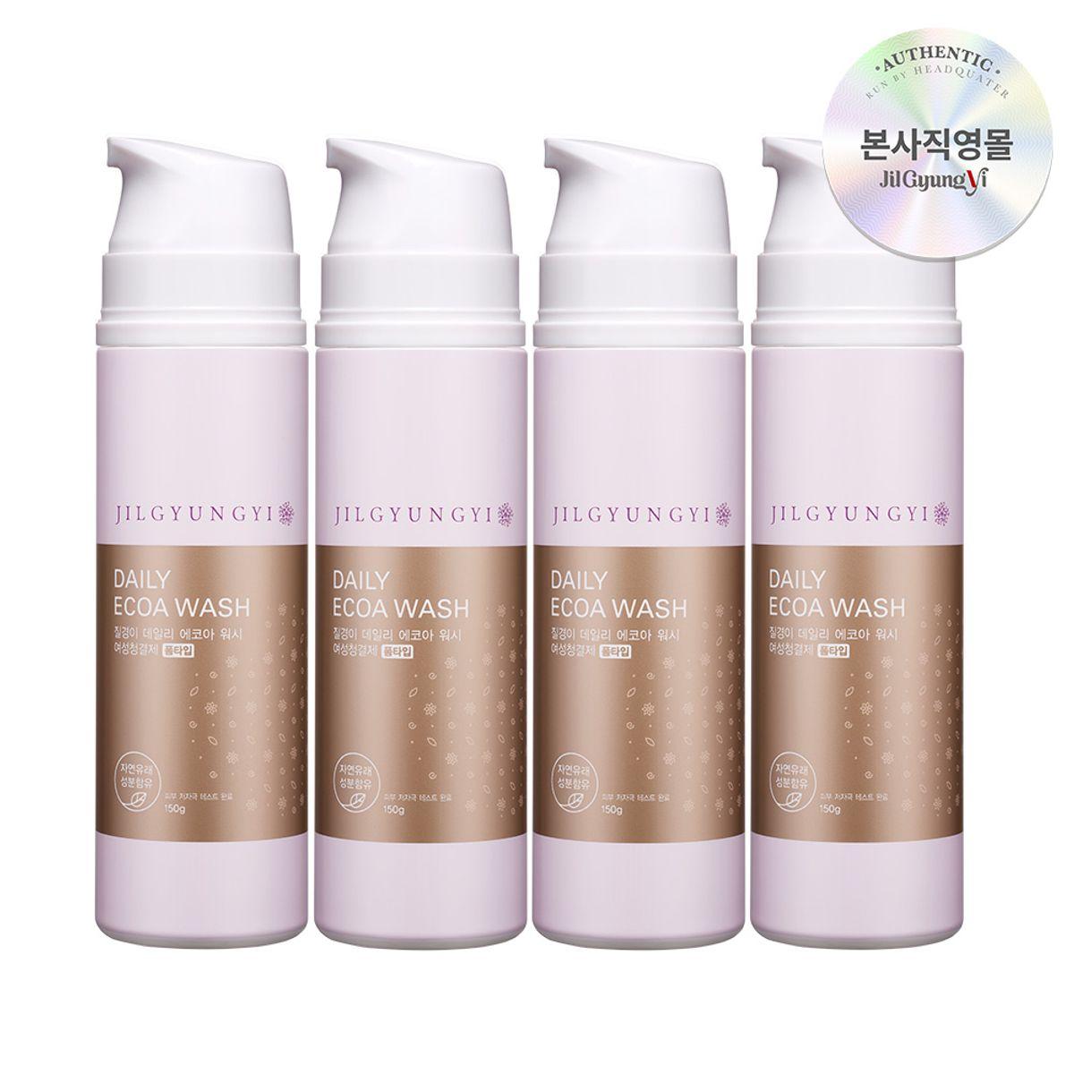 Feminine Wash Daily Eco Hour Wash Gold Foam 150g x 4
