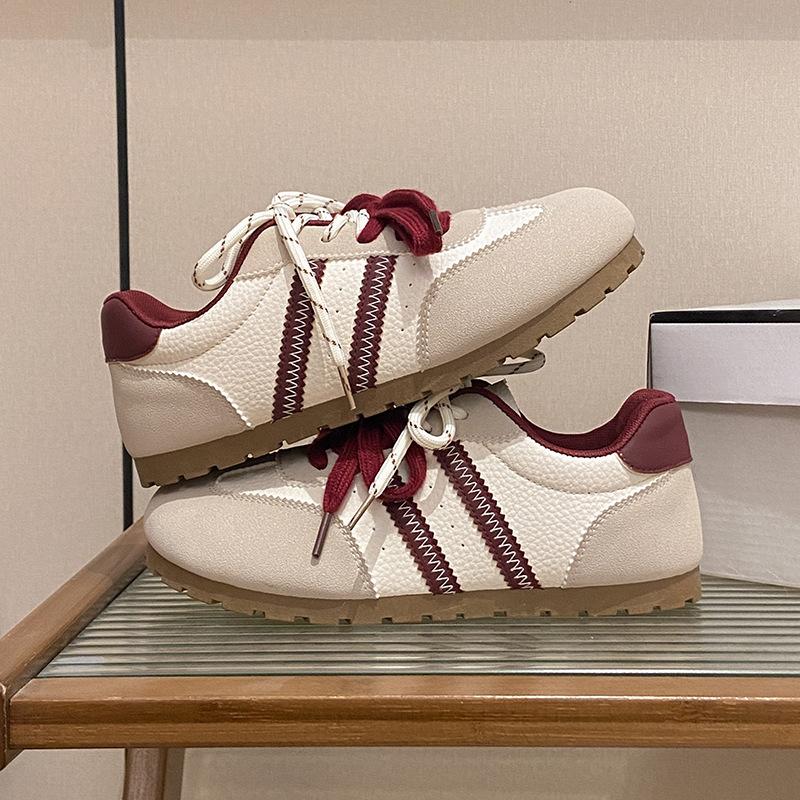 

2025 little white shoes women s autumn Forrest Gump shoes Korean version ins female students leisure sports versatile board shoes street shot MXG05 35