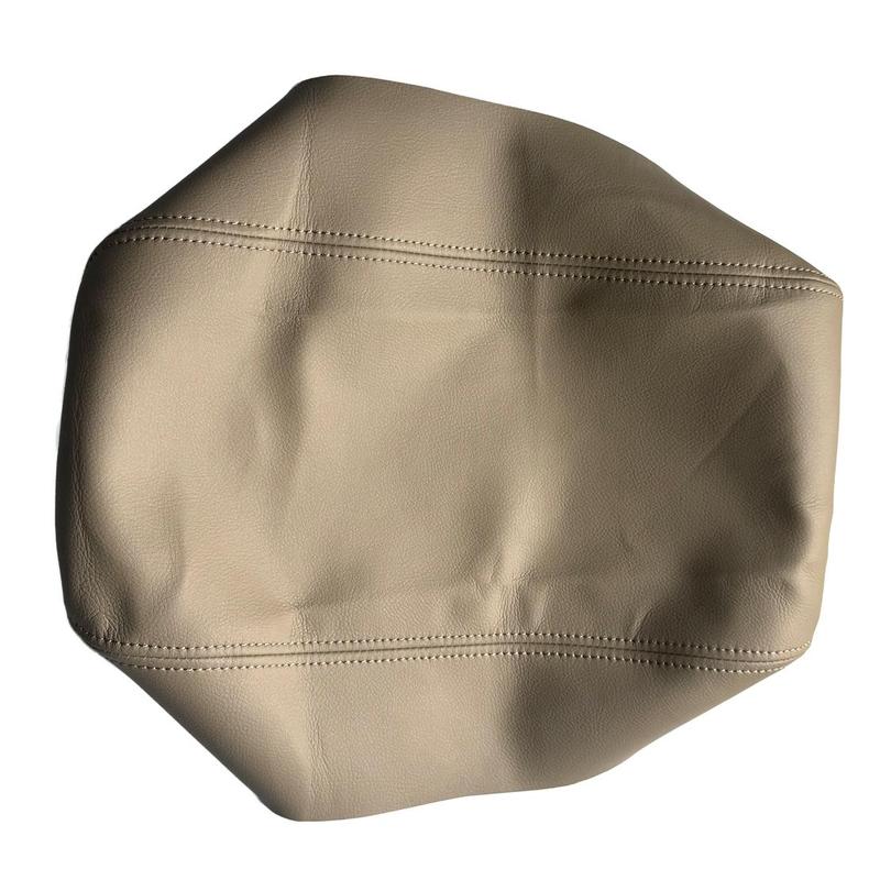 Waterproof Durable Car Center Console Armrest Lid Cover Skin Trim Fit for Lexus ES350 2007 2008 2009 Beige Synthetic Leather