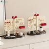 Desktop Jewelry Storage Rack For Earrings,Necklaces,And Other Accessories;Ring And Stud Storage Box;Pegboard Organizer