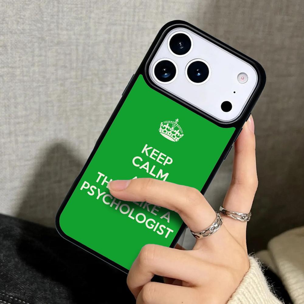 Capa Case for iPhone 17 Air 16 Pro Max 15 Plus 11 13 Mini 14 12 Back Phone Cover Psychologist Profession Psychology soft